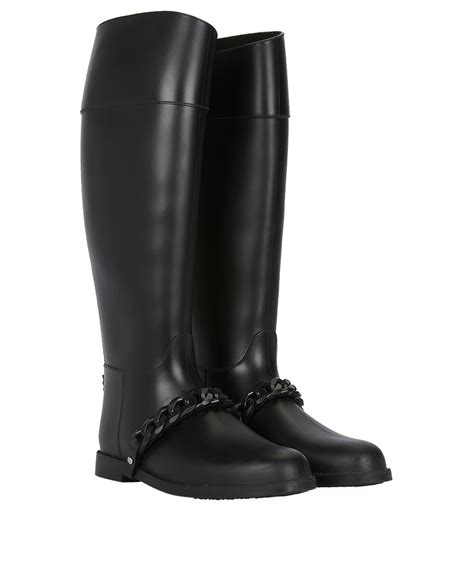 givenchy eva chain rain boots|Givenchy golden boots.